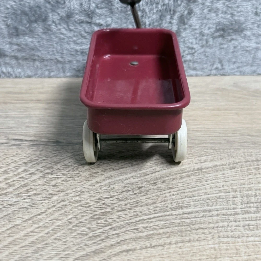 Radio Flyer Miniature Red Wagon Toy Collectible Vintage Style Decor Display‎